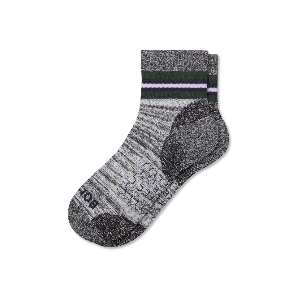 Hiking Quarter Socks - white dark balsam L [10013]