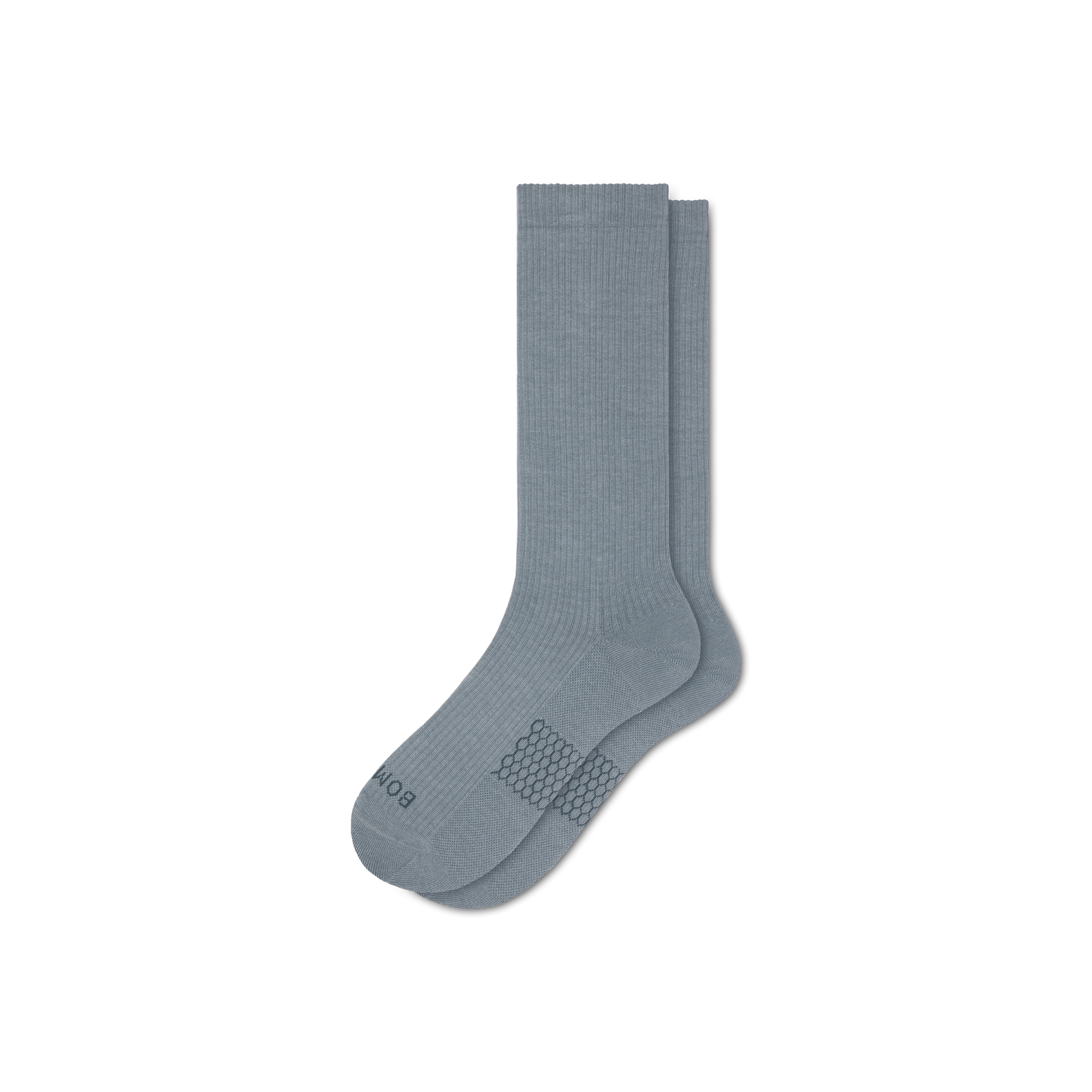 Modern Rib Calf Socks - sea storm L [10034]