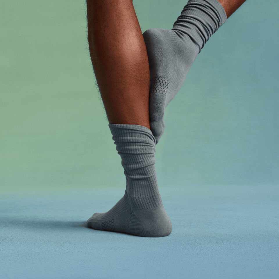 Modern Rib Calf Socks - sea storm [LIFESTYLE] [10034]