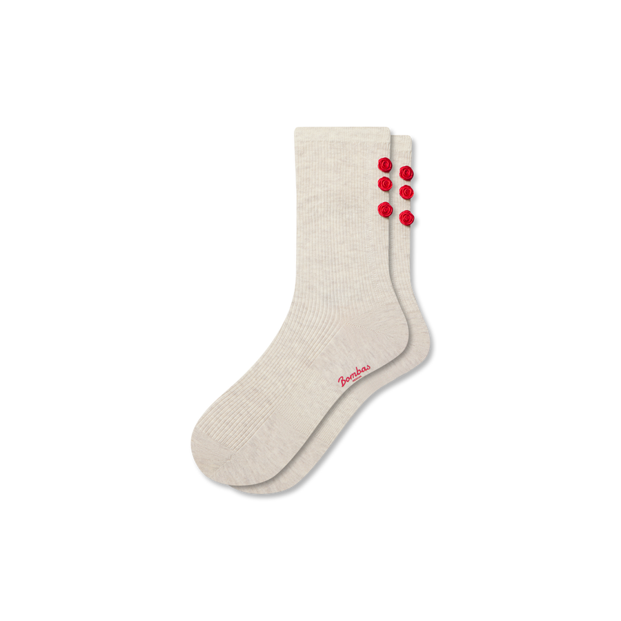 Women’s Hearts Lightweight Half Calf Socks - Steady Hike Fit