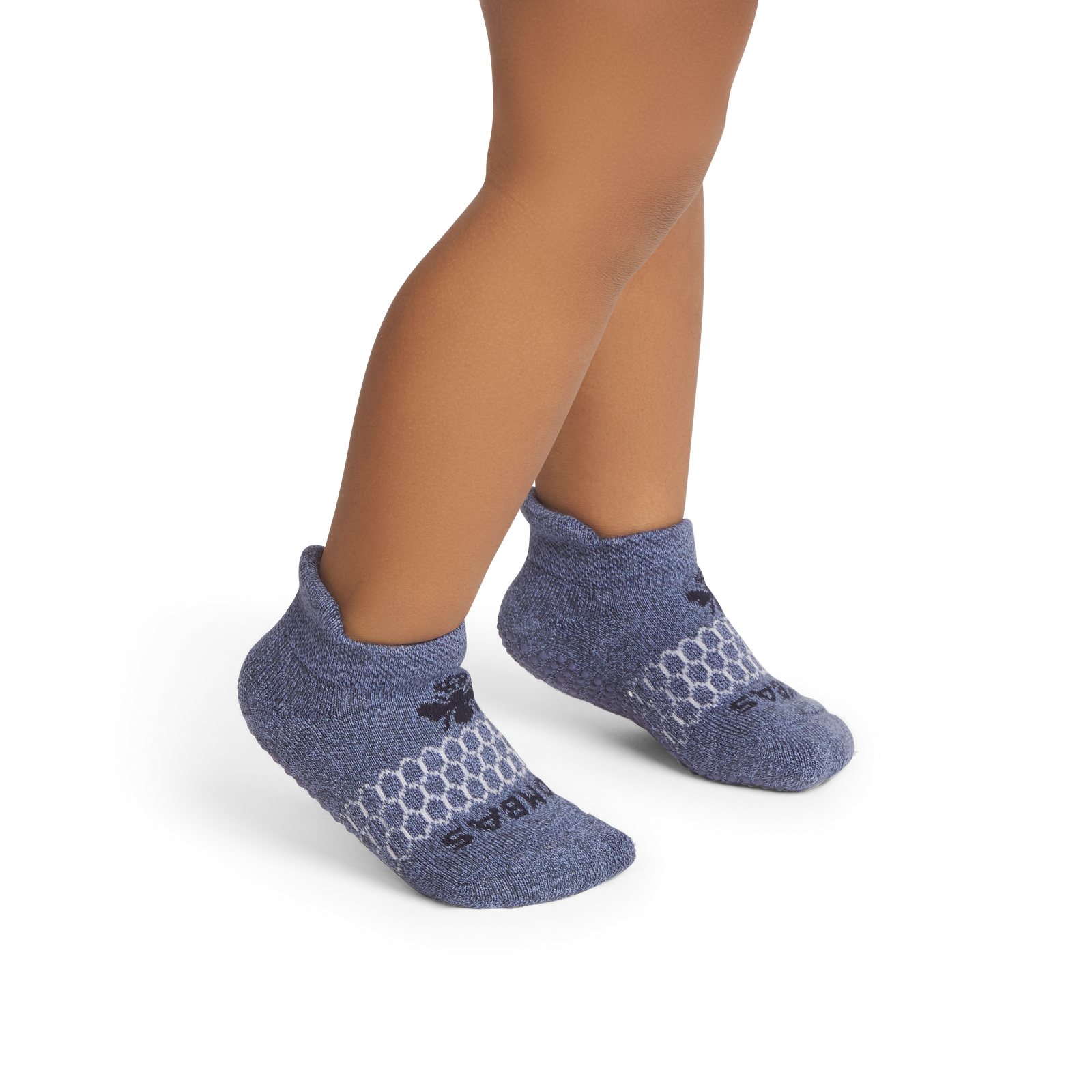 Toddler Gripper Ankle Socks - oyster blue TO1 [10120]