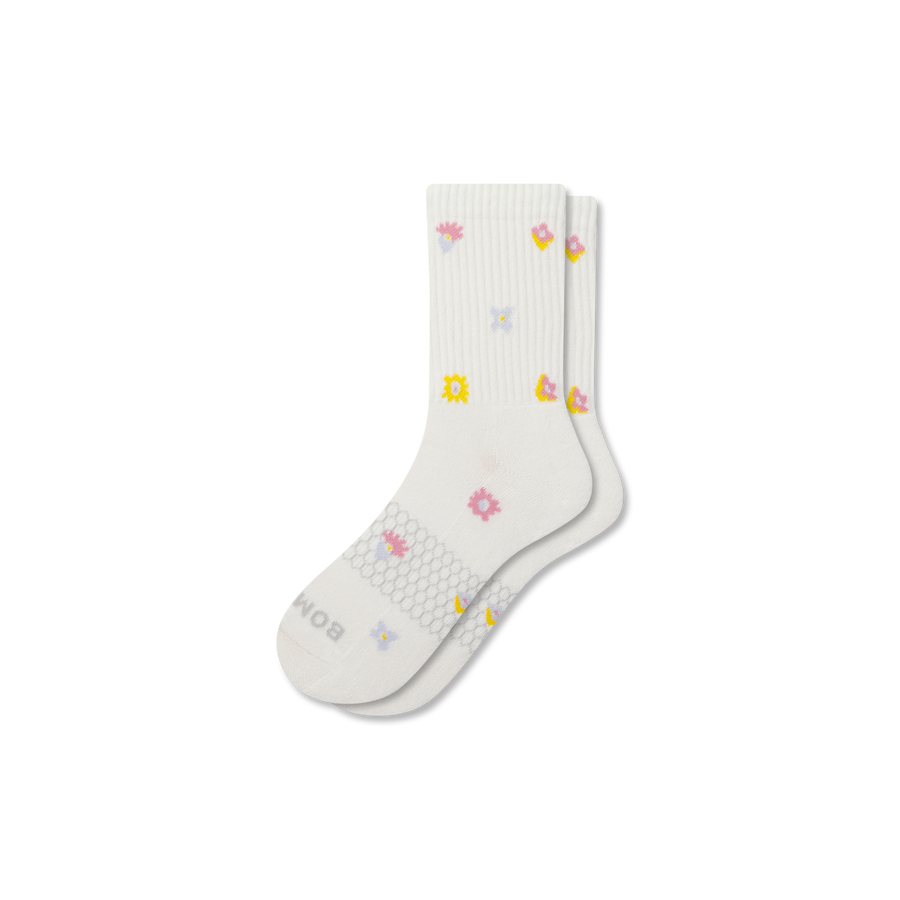 Women’s Garden Party Half Calf Socks - Daily Everyday Pair