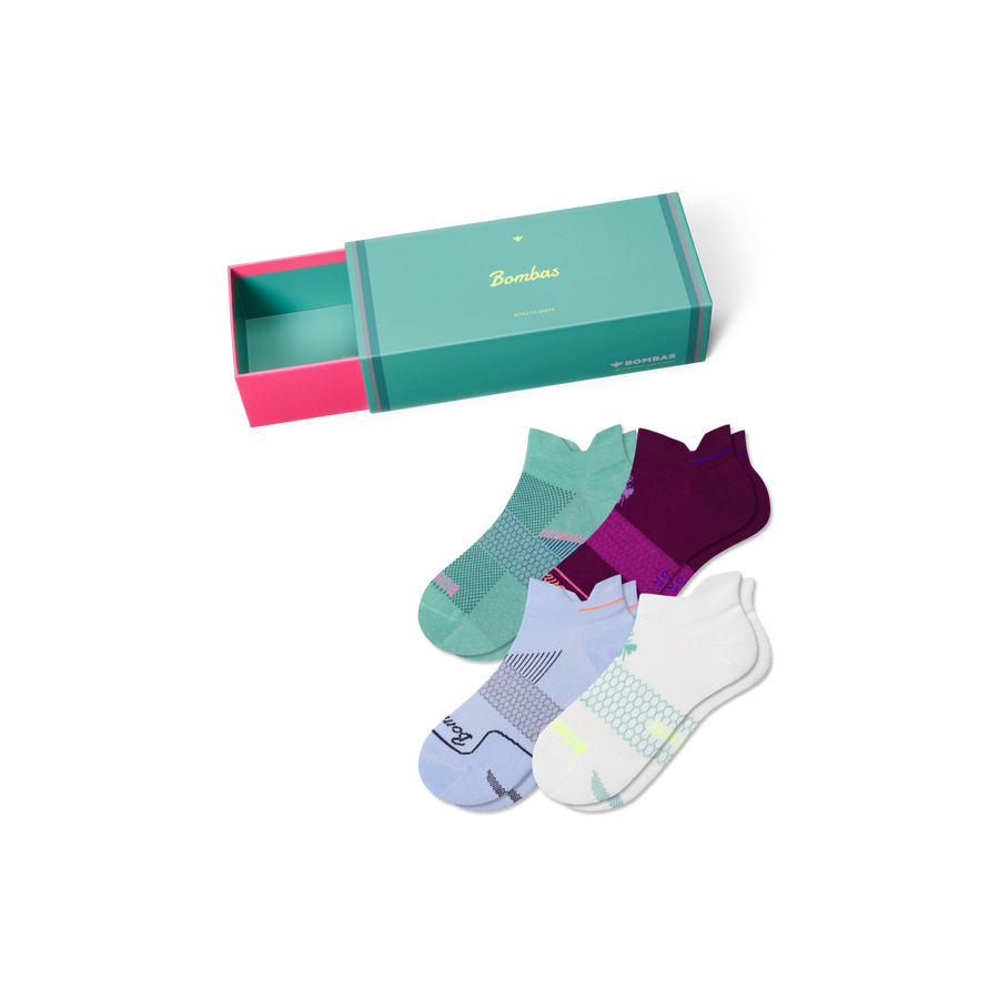 Women’s Sport Variety Sock 4-Pack Gift Box - Holiday Ready