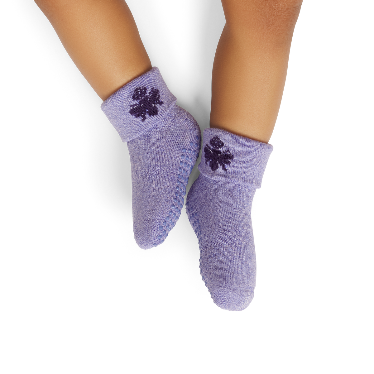 Baby Gripper Socks (6-12 Months) - peri dusk BO1 [10272]