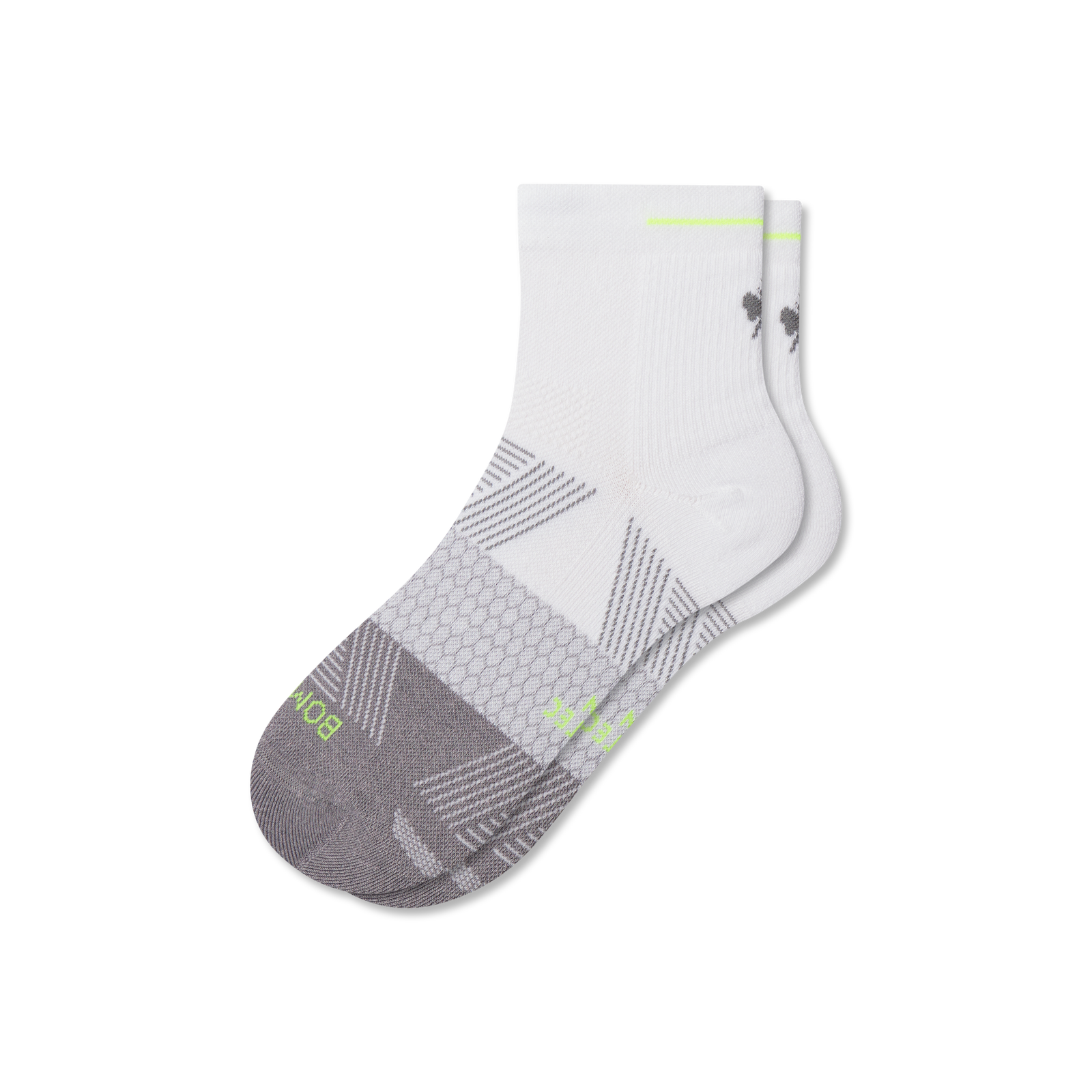Run Quarter Socks - white meteor L [10364]