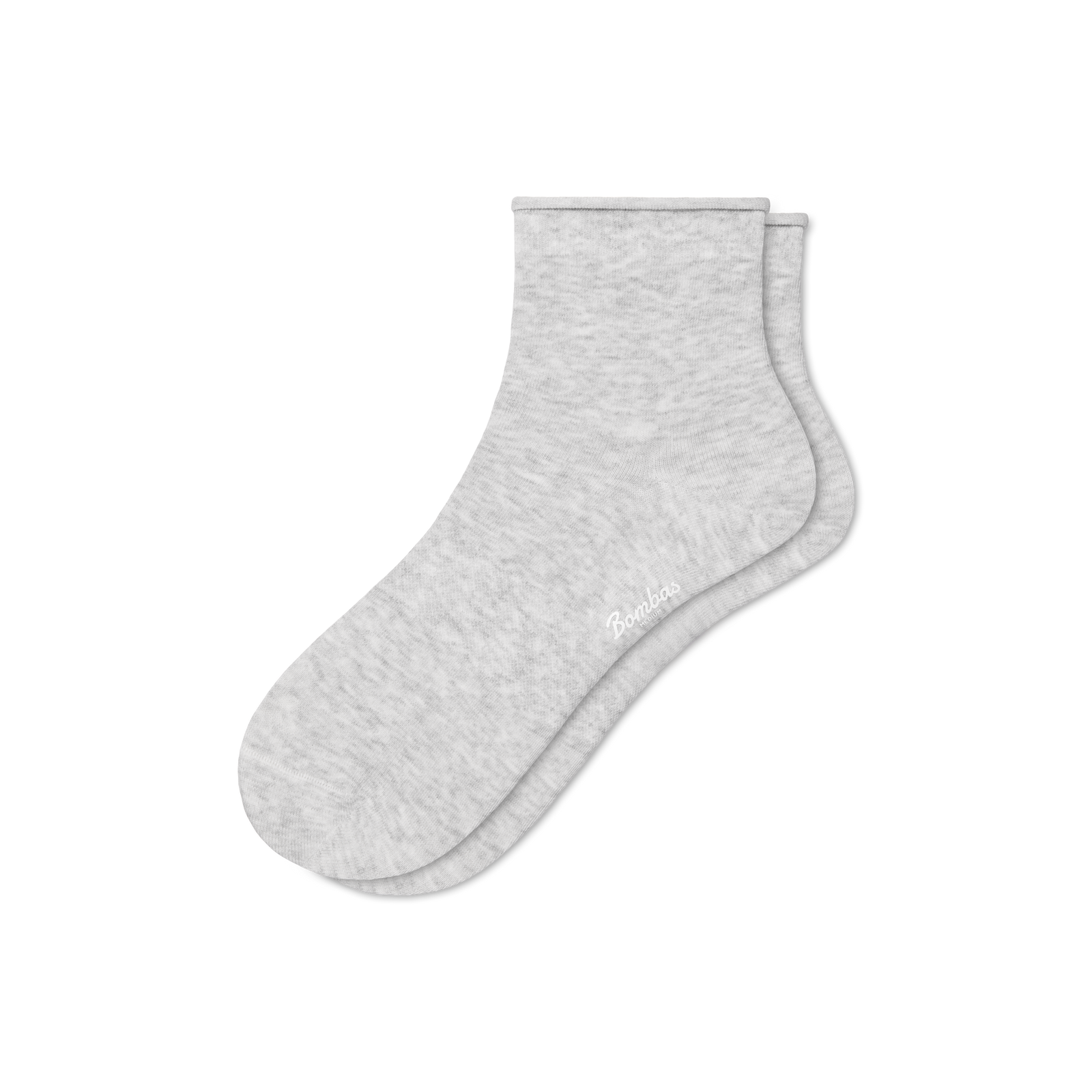 Lightweight Roll Top Quarter Socks - varsity grey L [10426]