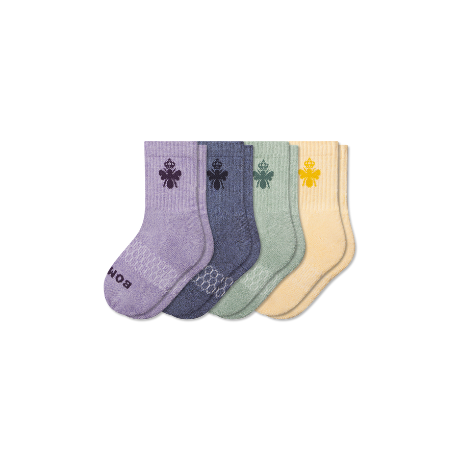 Junior Marl Calf Sock 4-Pack - Daily Lounge Step