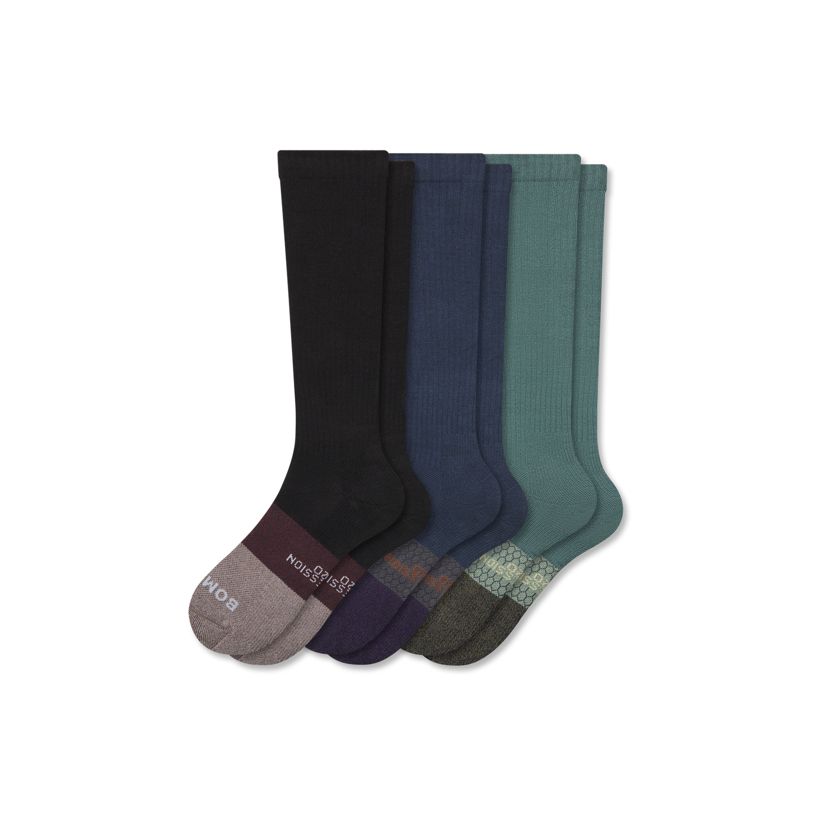 Everyday Compression Socks (15-20mmHg) - Black Moonlight Mix L [10515]