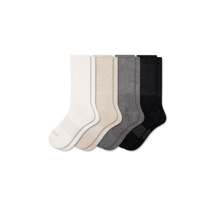 Ultra Stretch Calf Socks - Sandy Heather Mix L [10563]