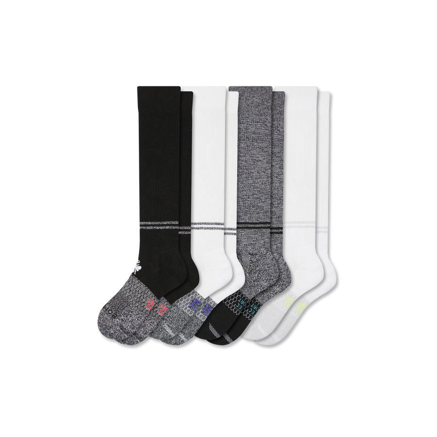 Youth All Sport Knee High Sock 4-Pack - Light Court Cushion