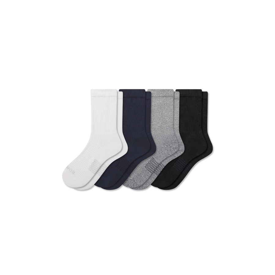 Men's Modern Rib Half Calf Sock 4-Pack - Weekend Travel Move