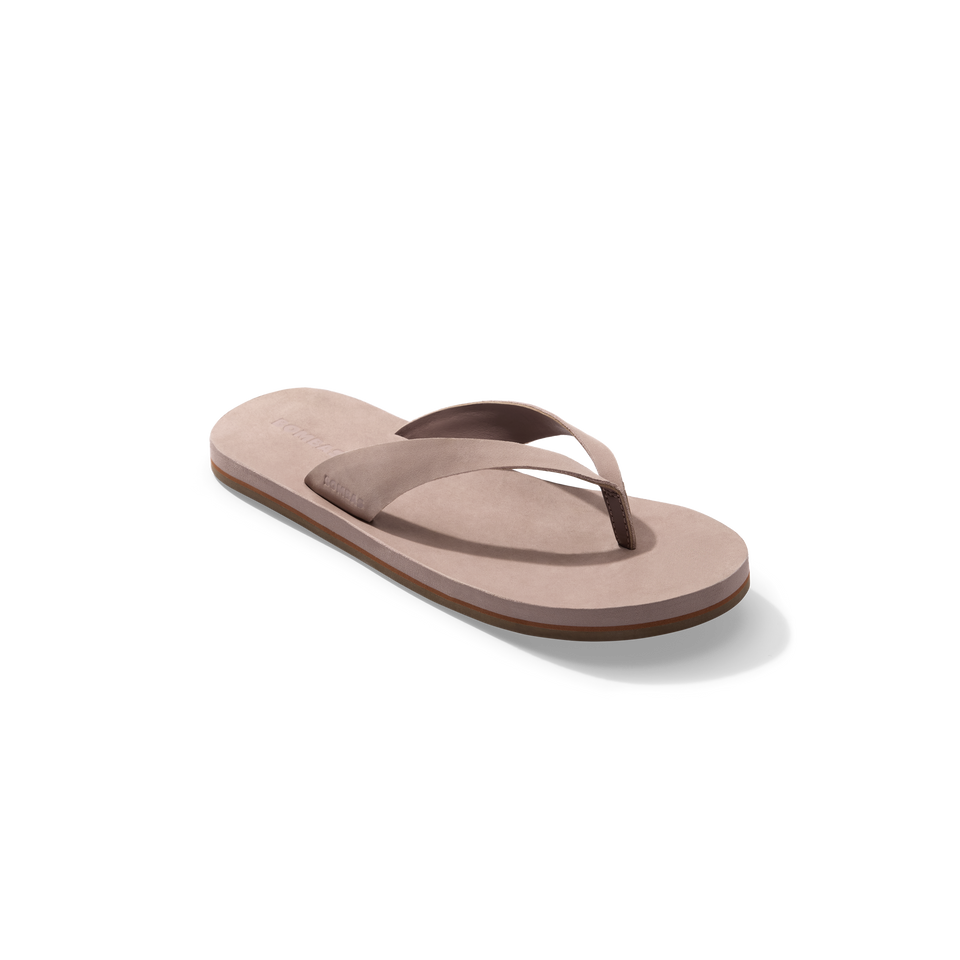 Women's Sunrise Nubuck Flip Flop - Weathered Rose L1 [10929]