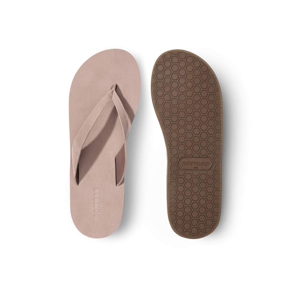 Women's Sunrise Nubuck Flip Flop - Weathered Rose L3 [10929]