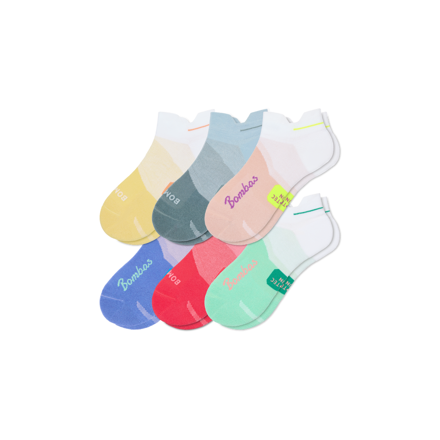 Women's Run Ankle Sock 6-Pack - Classic Hike Rotation