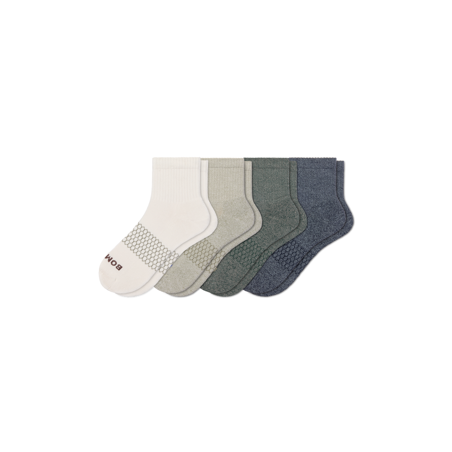 Men's Quarter Sock 4-Pack - Cozy Recovery Fit