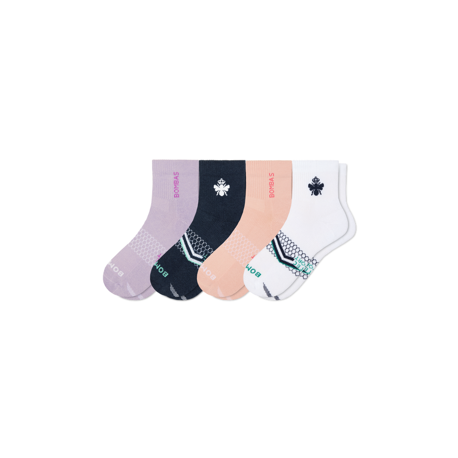 Women's All Sport Quarter Sock 4-Pack - Studio School Move