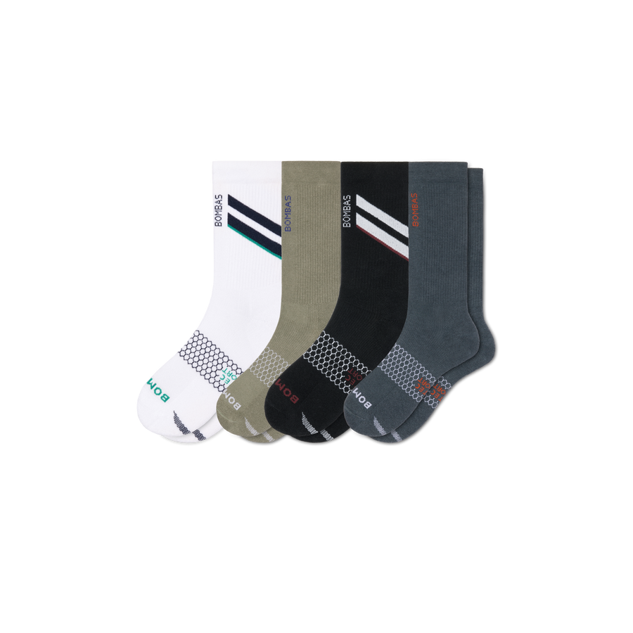 Men's All Sport Calf Sock 4-Pack - Run Everyday Wear