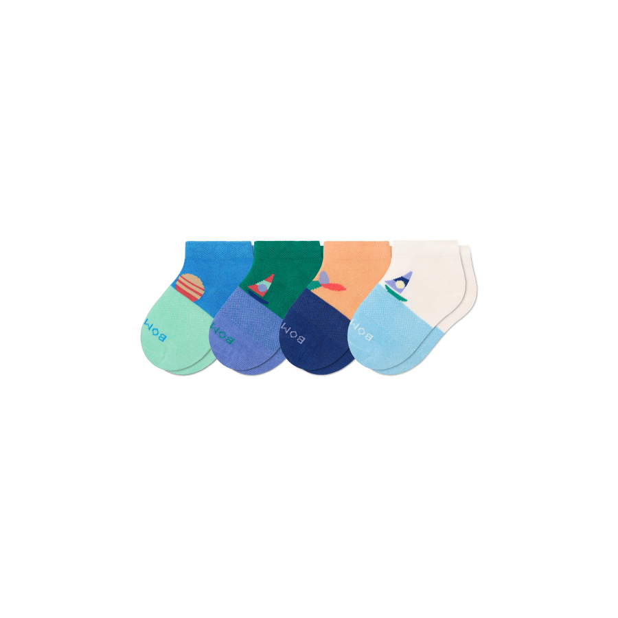 Toddler Lightweight Ankle Sock 4-Pack - Light Hike Wear