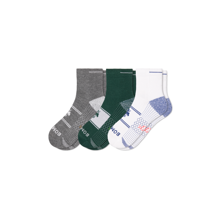Men's Golf Quarter Sock 3-Pack - Cushion Recovery Comfort