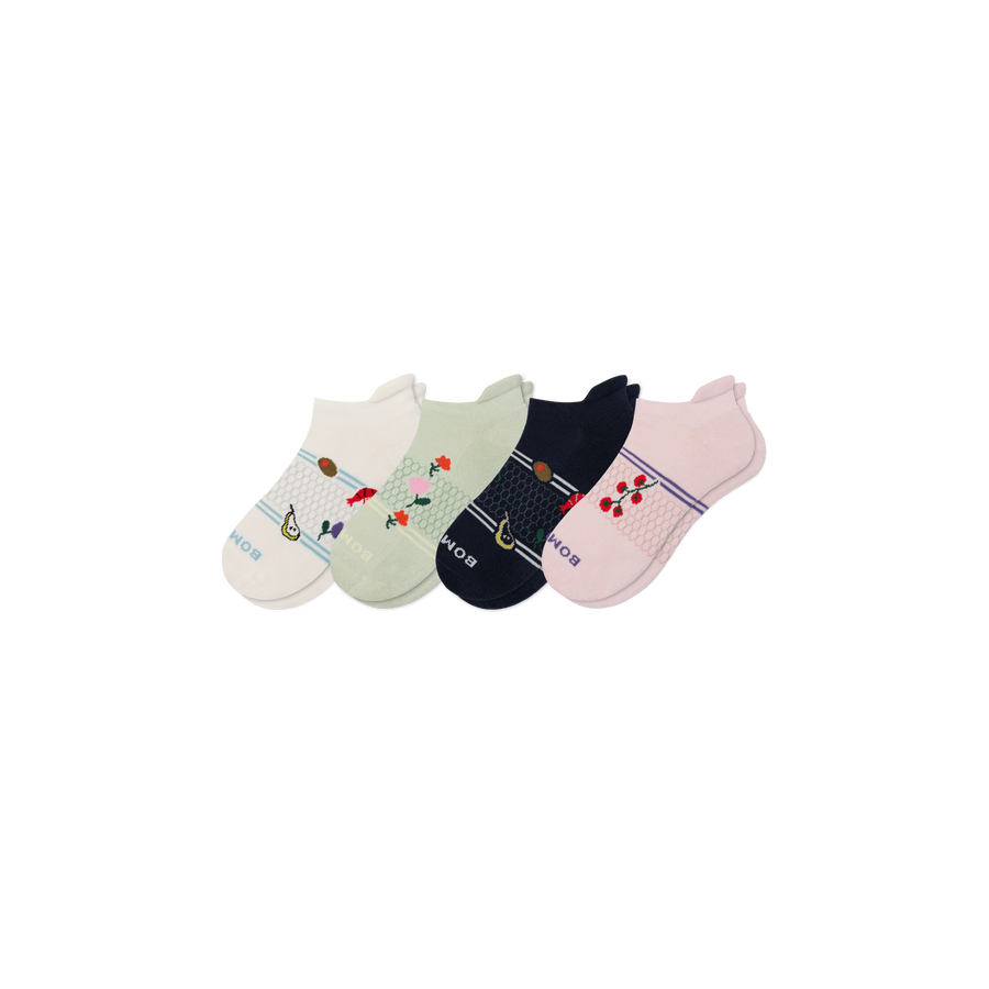 Women's Dinner Party Ankle Sock 4-Pack - Daily Run Fit