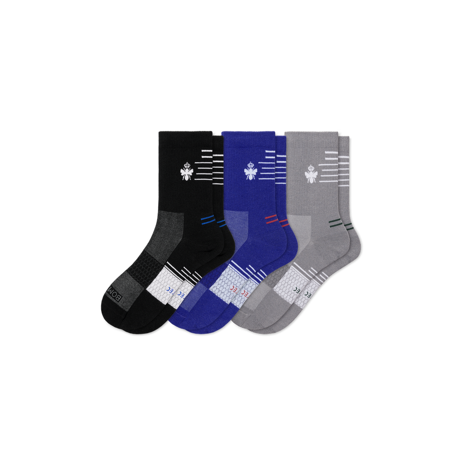 Men's UltraLite Sport Half Calf Sock 3-Pack - Light Crew Comfort