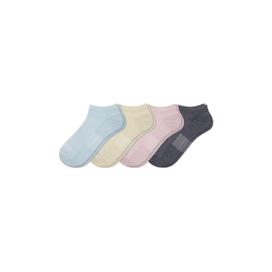 Women's Modern Rib Ankle Sock 4-Pack - Weekend Studio Support