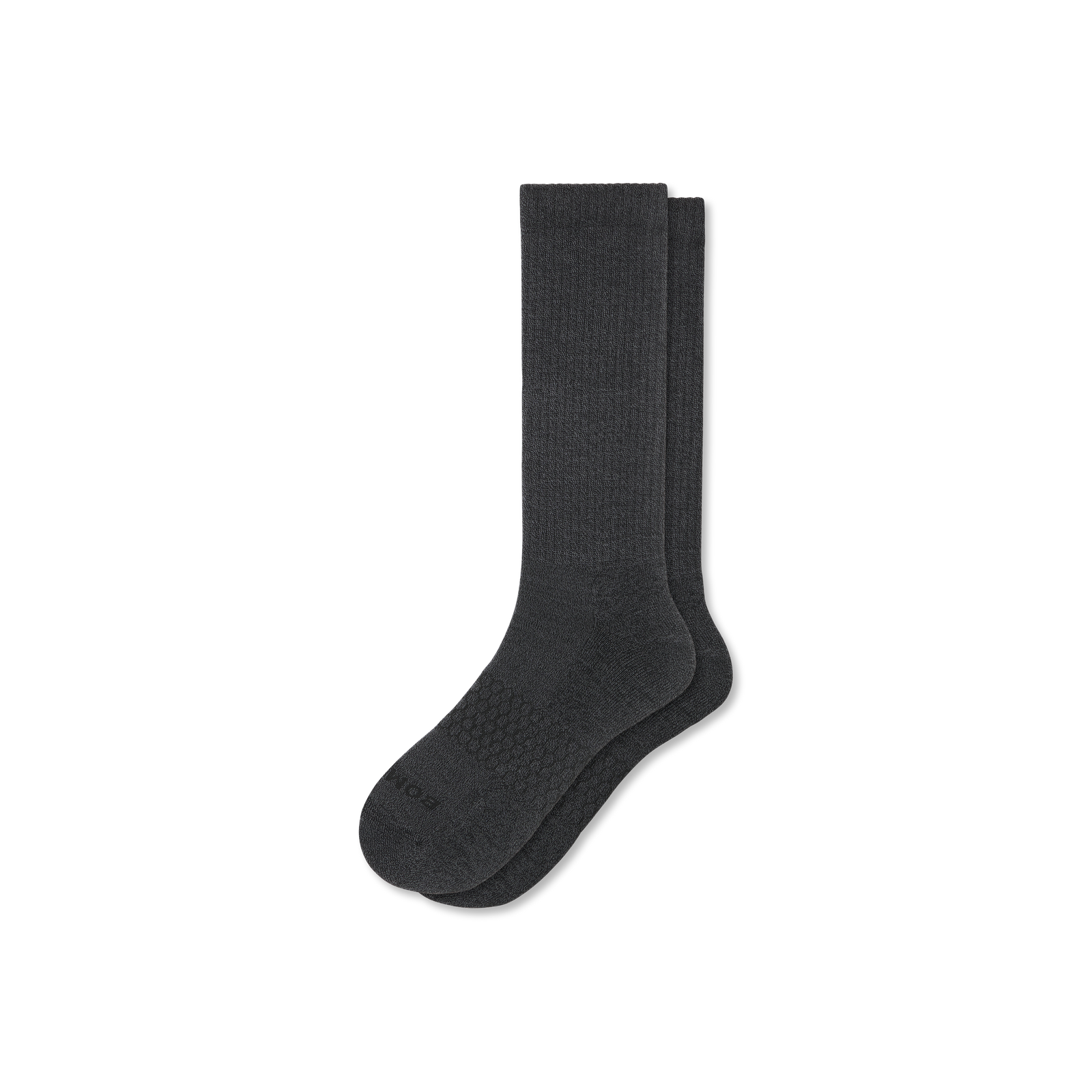 Marl Calf Socks - Black / Washed Black L [3129]