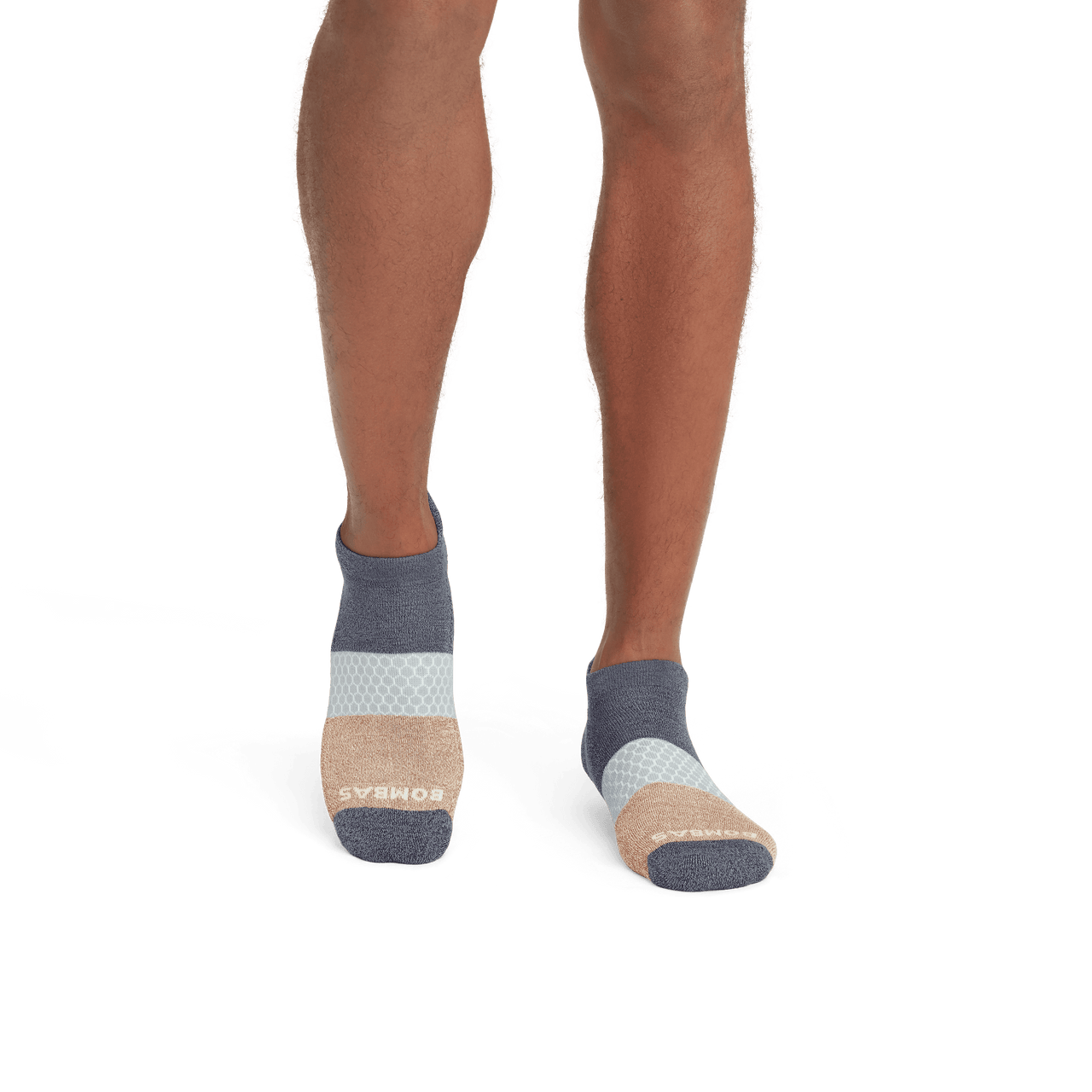 Men's Tri-Block Ankle Socks meteor-midnightnavy--2-transparent