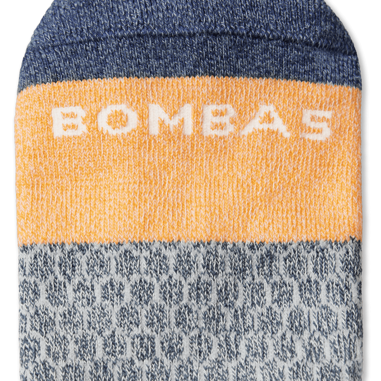 Youth Tri-Block Ankle Socks midnightnavy-storm-detail-4-transparent