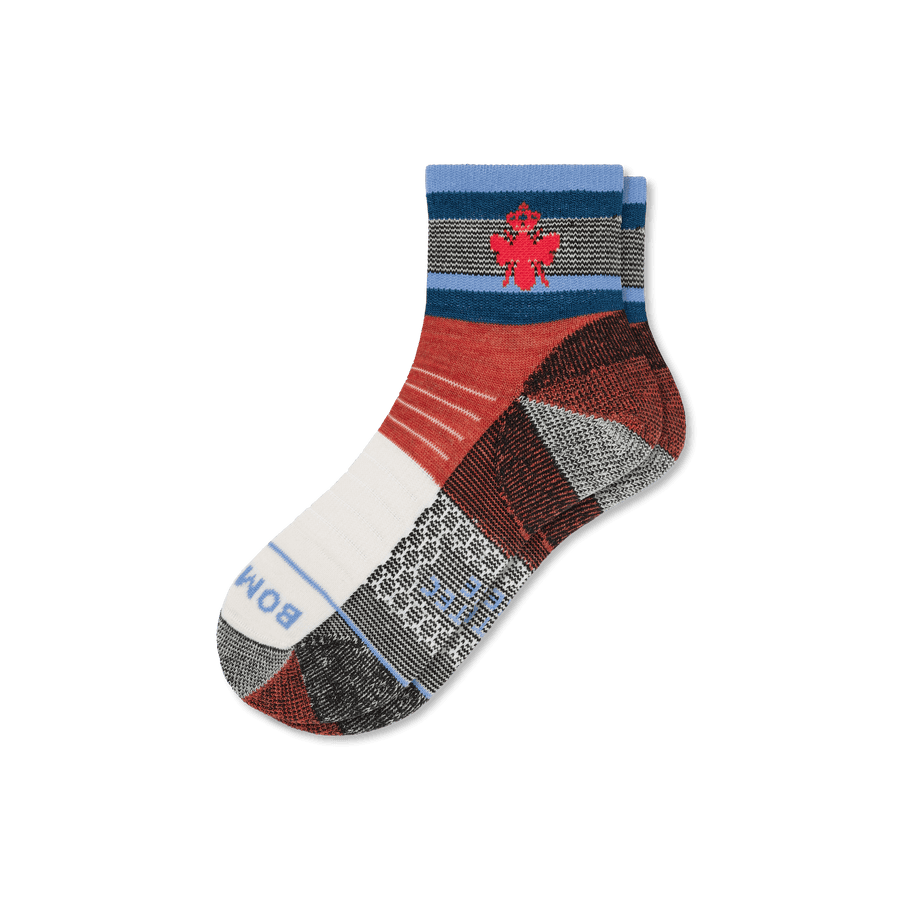 Cotopaxi x Bombas Merino Wool Blend Hiking Quarter Socks - Active Office Support