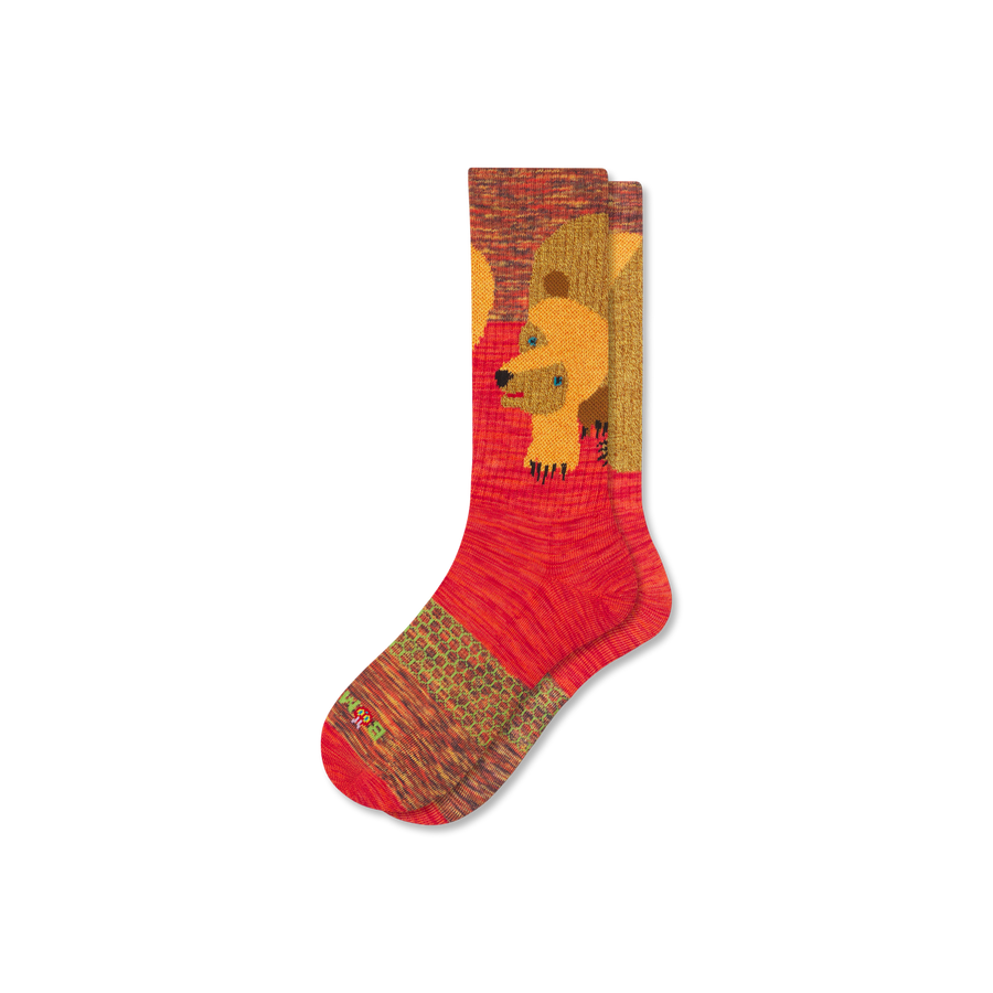Eric Carle Big Brown Bear Calf Socks - Classic Support