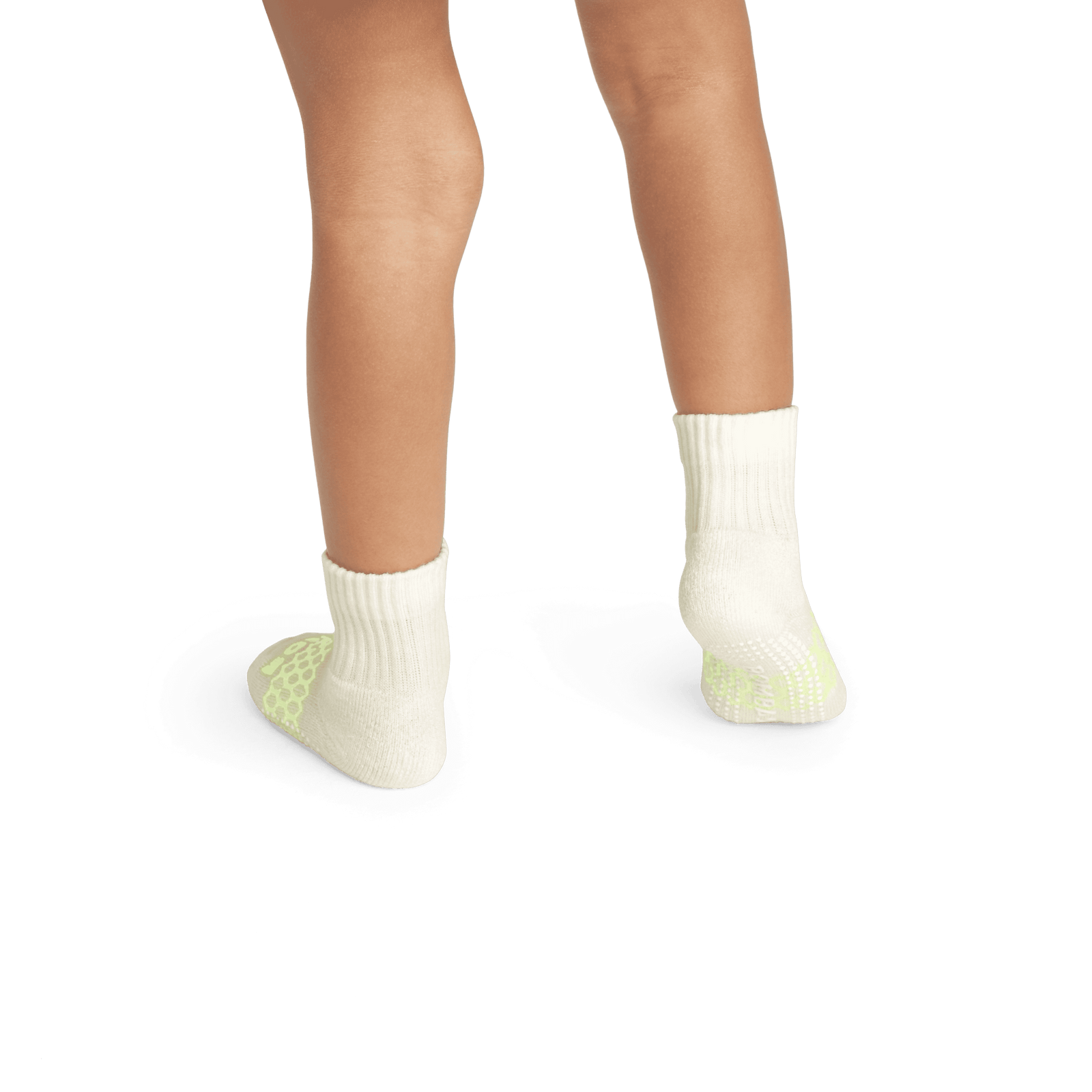 Solids Gripper Calf Sock Soft White TO2