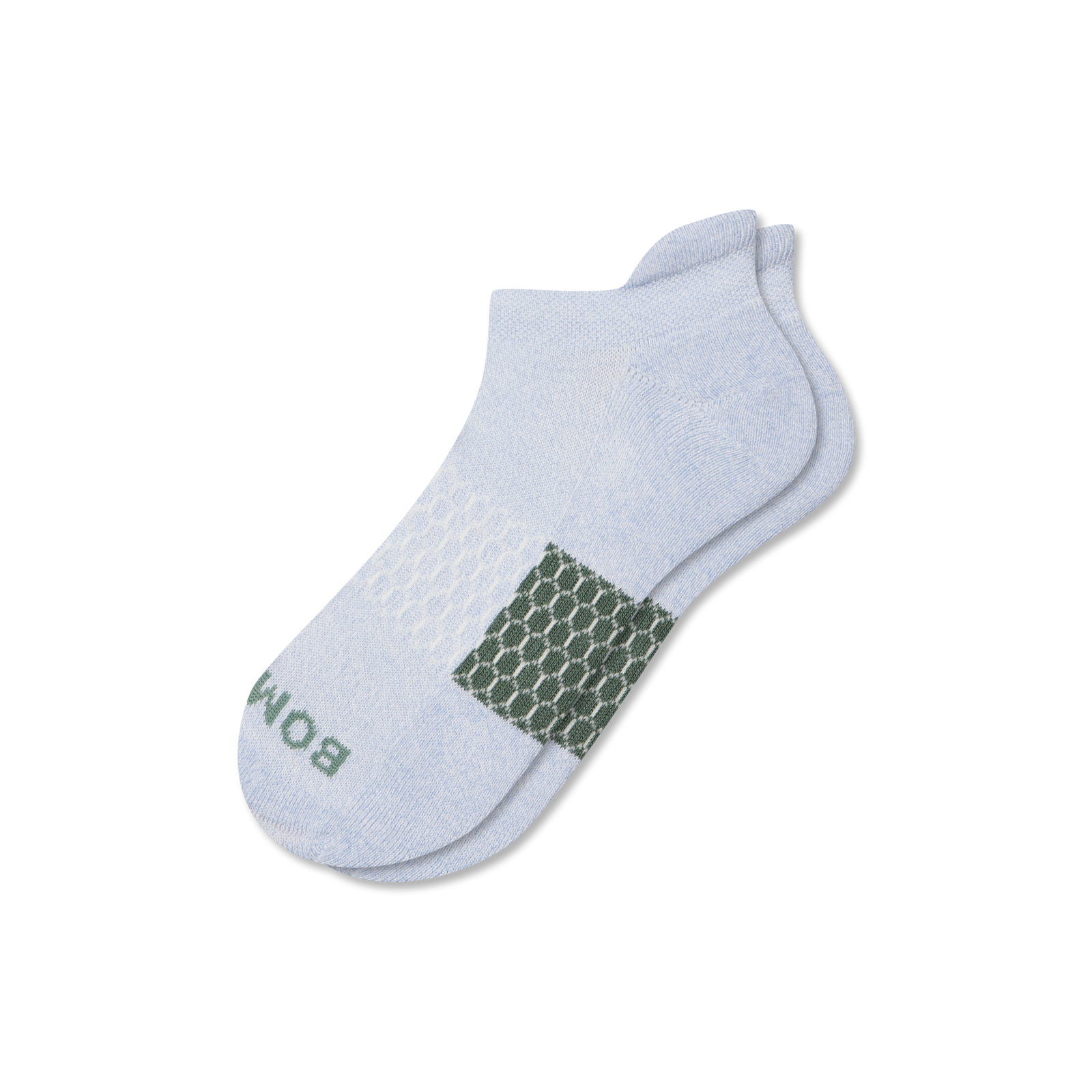 Marl Ankle Socks - Dawn Blue Dark Sage L [6973]