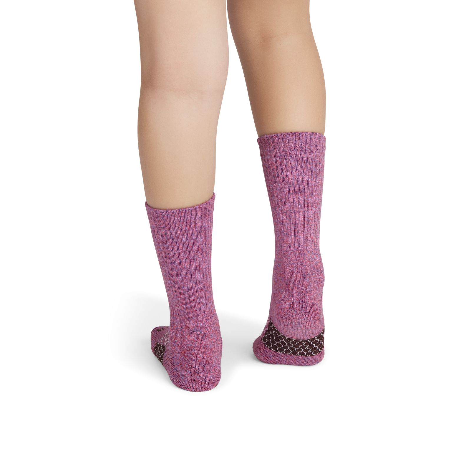 Marl Calf Socks - Heirloom Red / Peri Sky YO1 [6975]