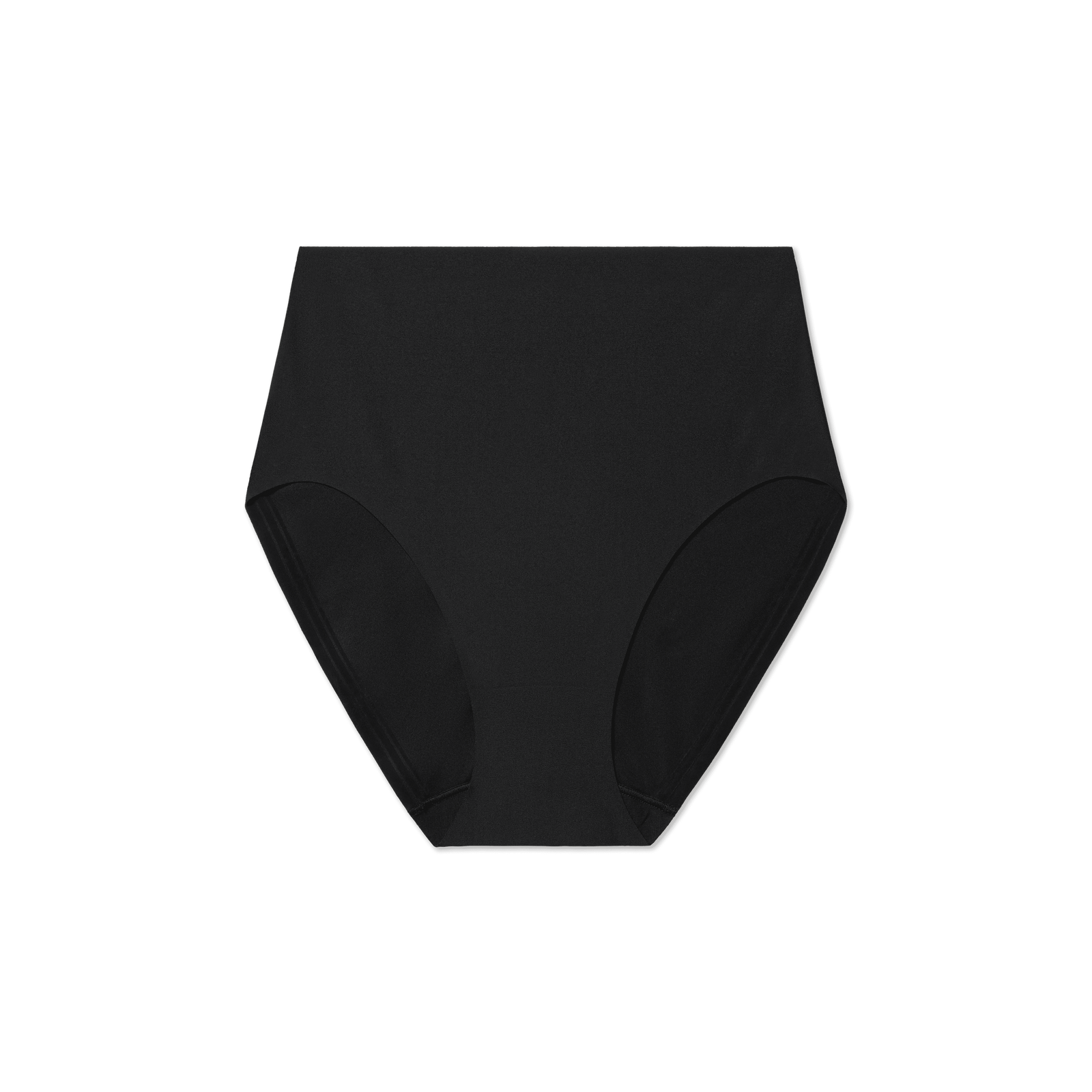 Women's No Show High Rise Brief black-layflat-2-transparent