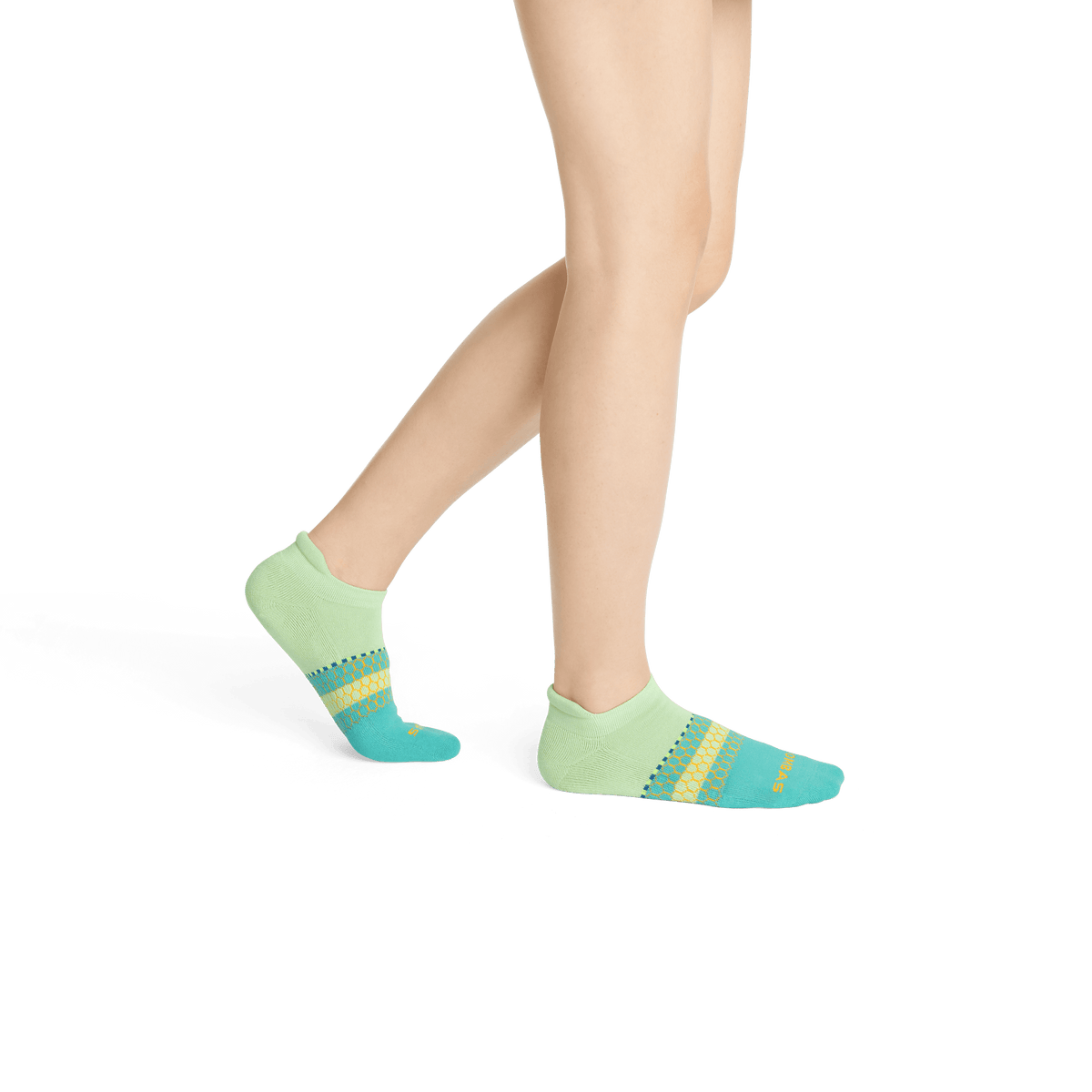 Black Hive Collection Ankle Aqua Mint WO2