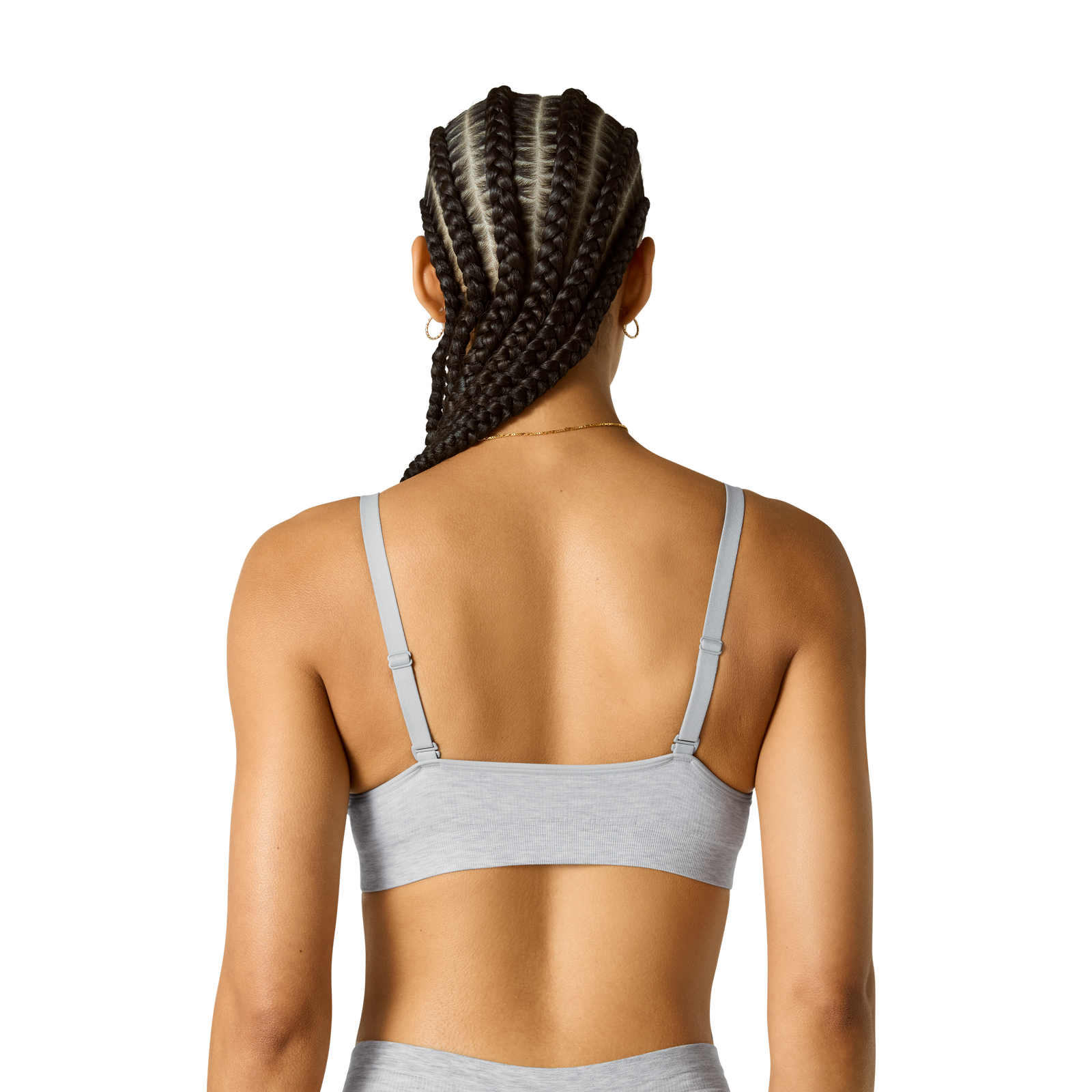 Seamless Triangle Bralette - Varsity Grey Heather WO2 [7665]