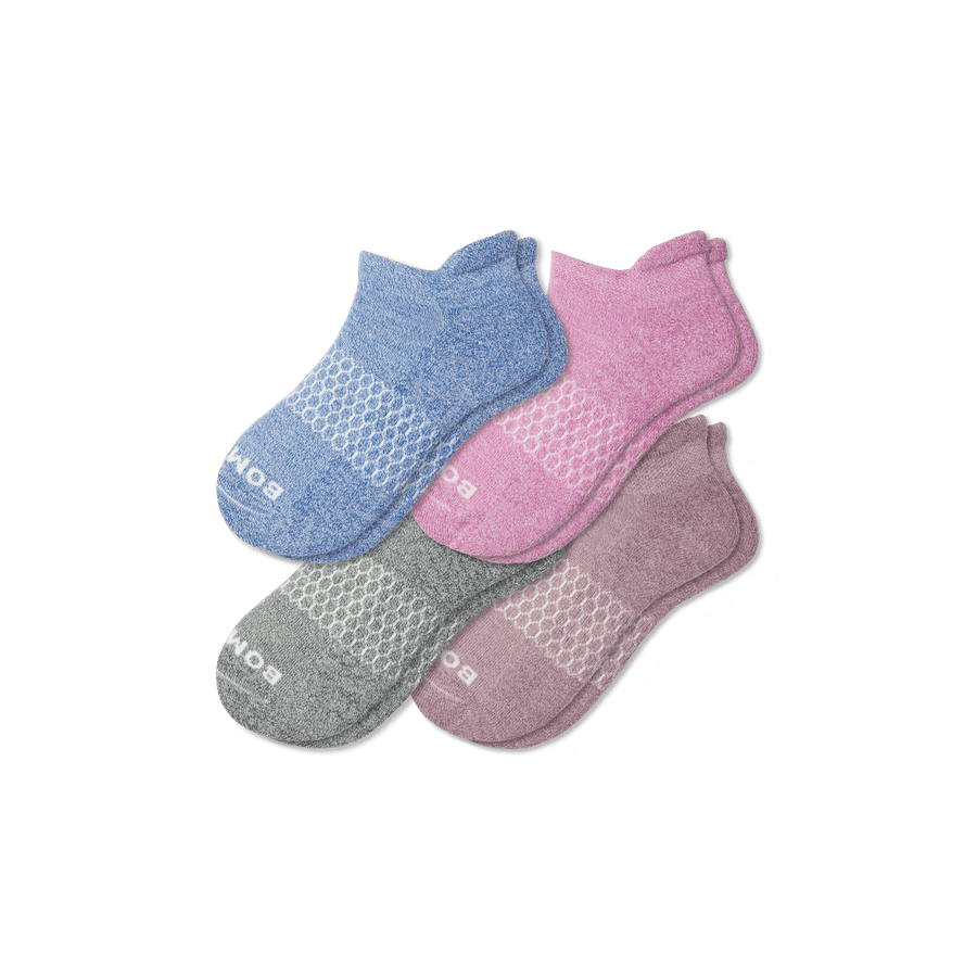 Women's Marl Ankle Sock 4-Pack - Modern Hike Step