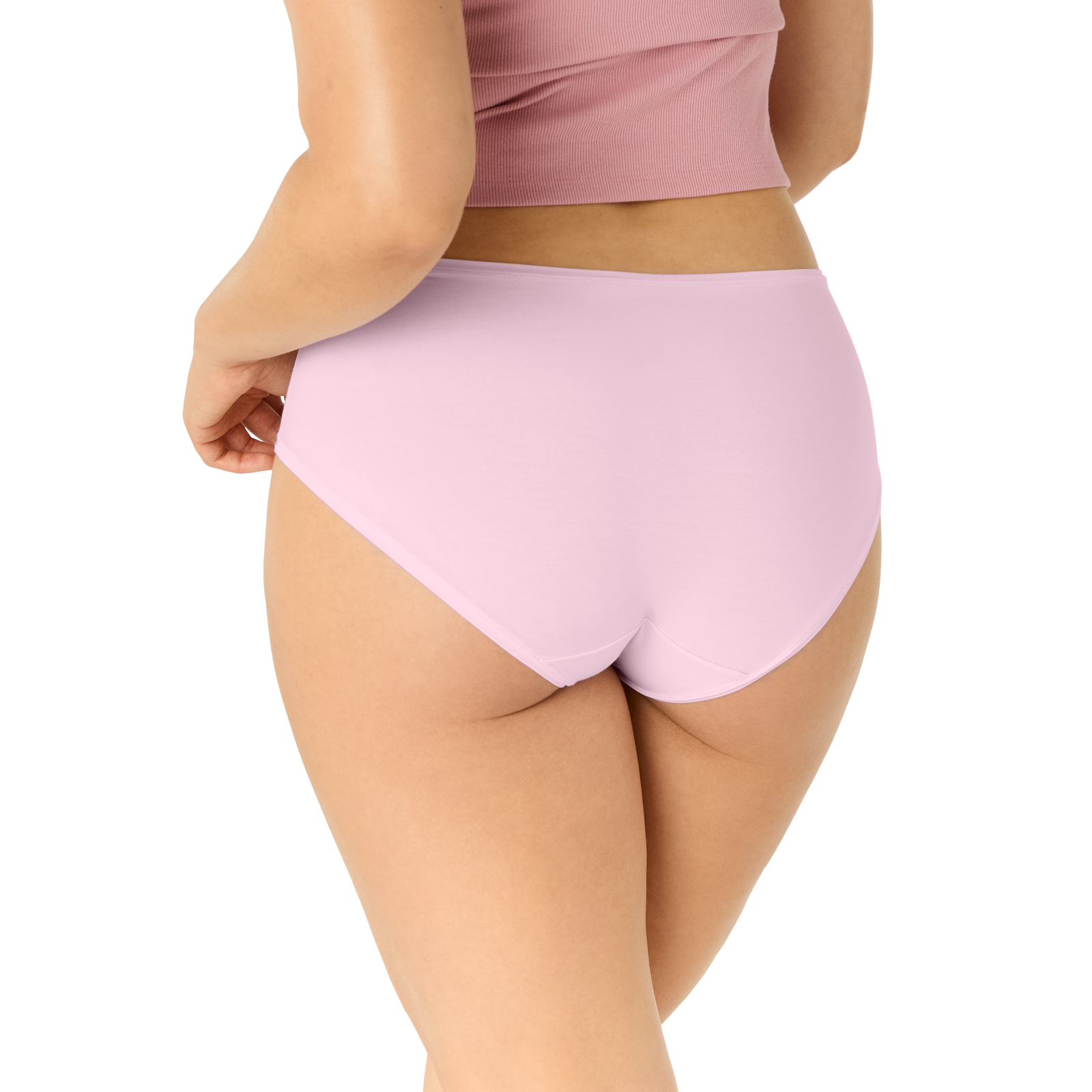 Women's Super Soft High Rise Full Brief - Cloud Pink WO2 [7708]