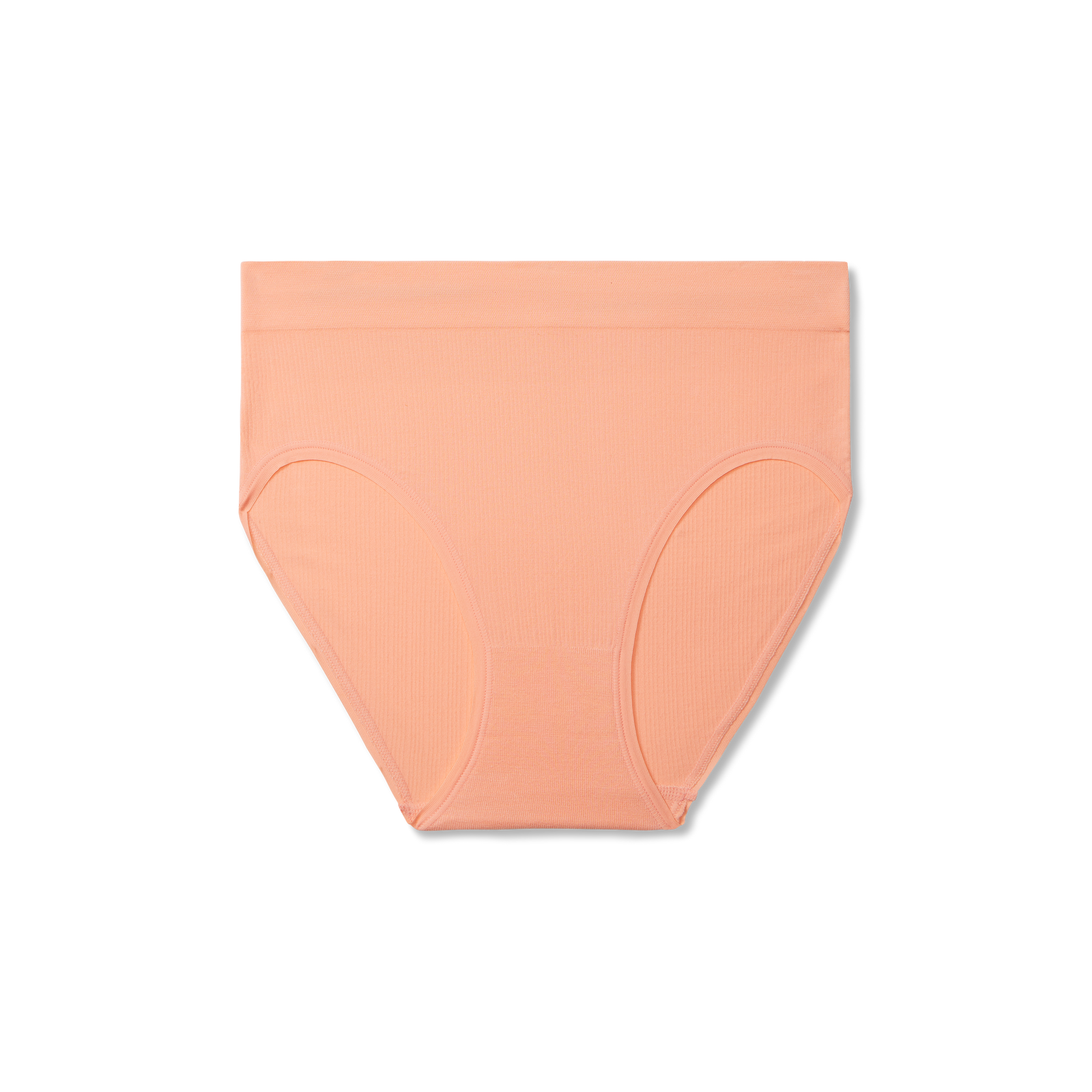Women's Ribbed Seamless High Rise Brief guava-layflat-1-transparent