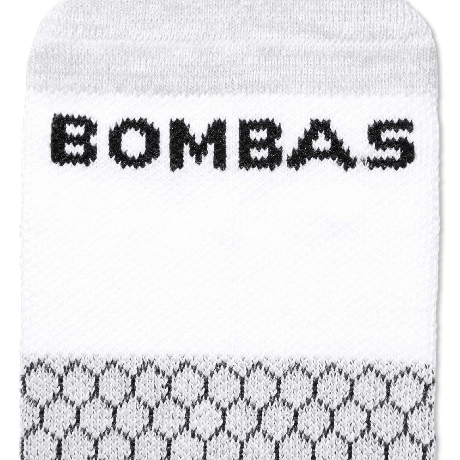 Ankle Compression Socks - Bright White - Detail [7761]