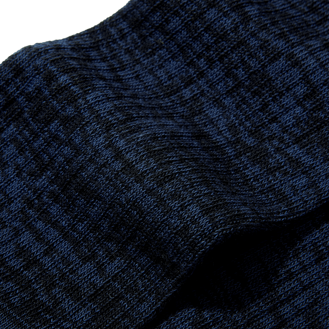 Two Tone Calf Socks - Black Detail [7793]