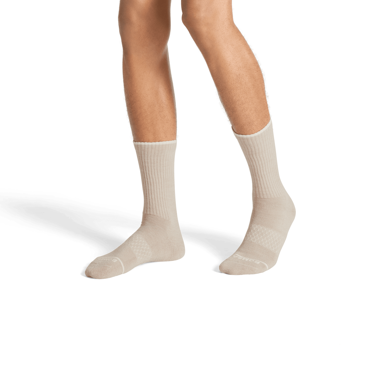 Merino Wool Blend Calf Socks - Khaki MO2 [7800]