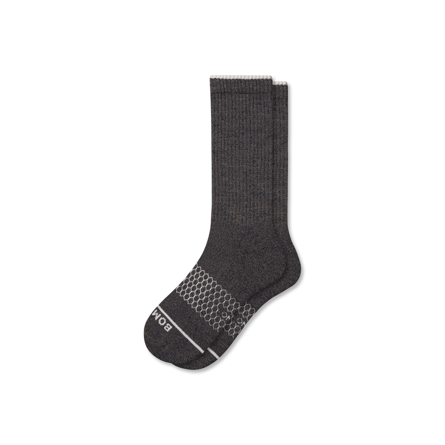 Men's Merino Wool Blend Calf Socks - Soft Studio Rotation