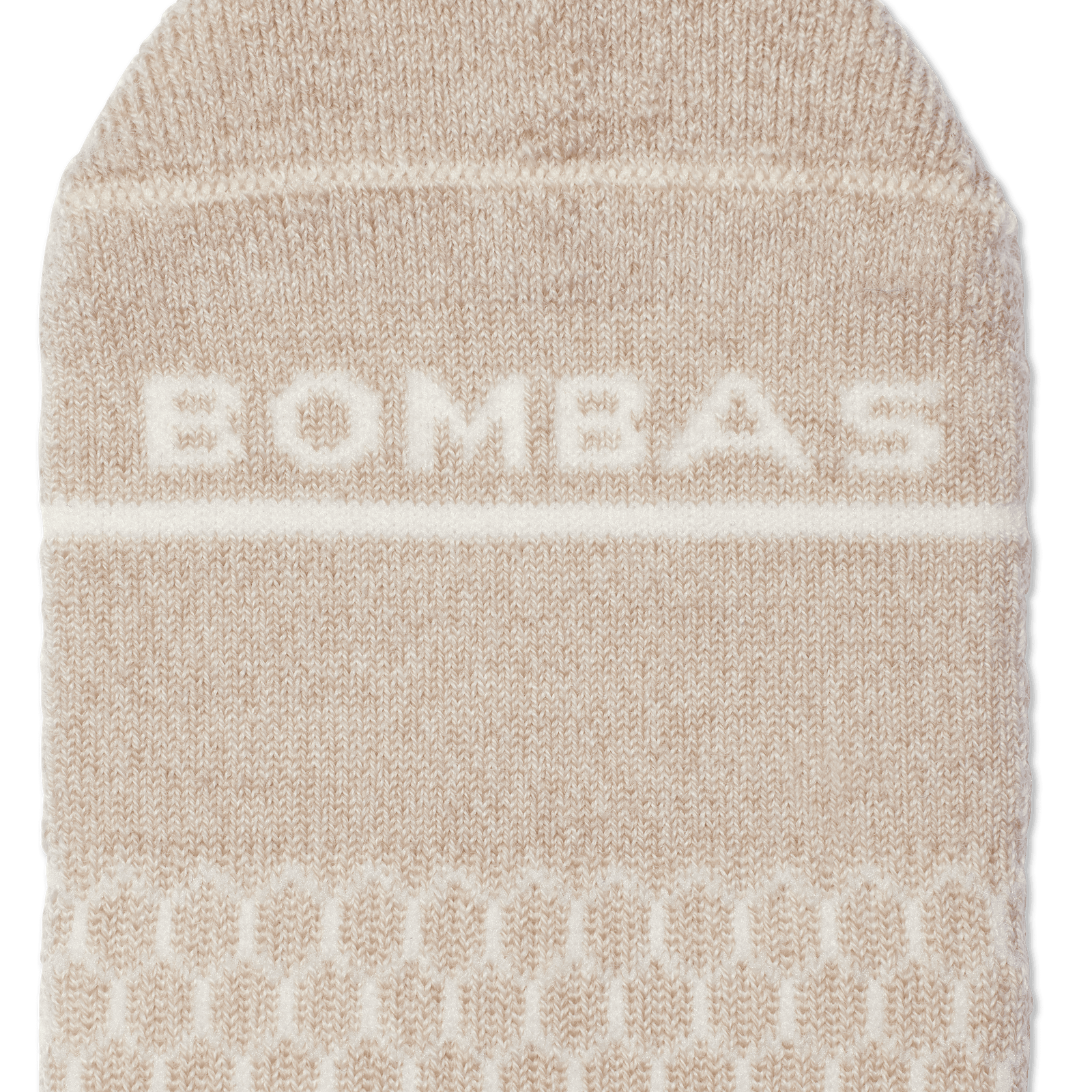Merino Wool Blend Knee High Socks - Khaki Detail [7807]