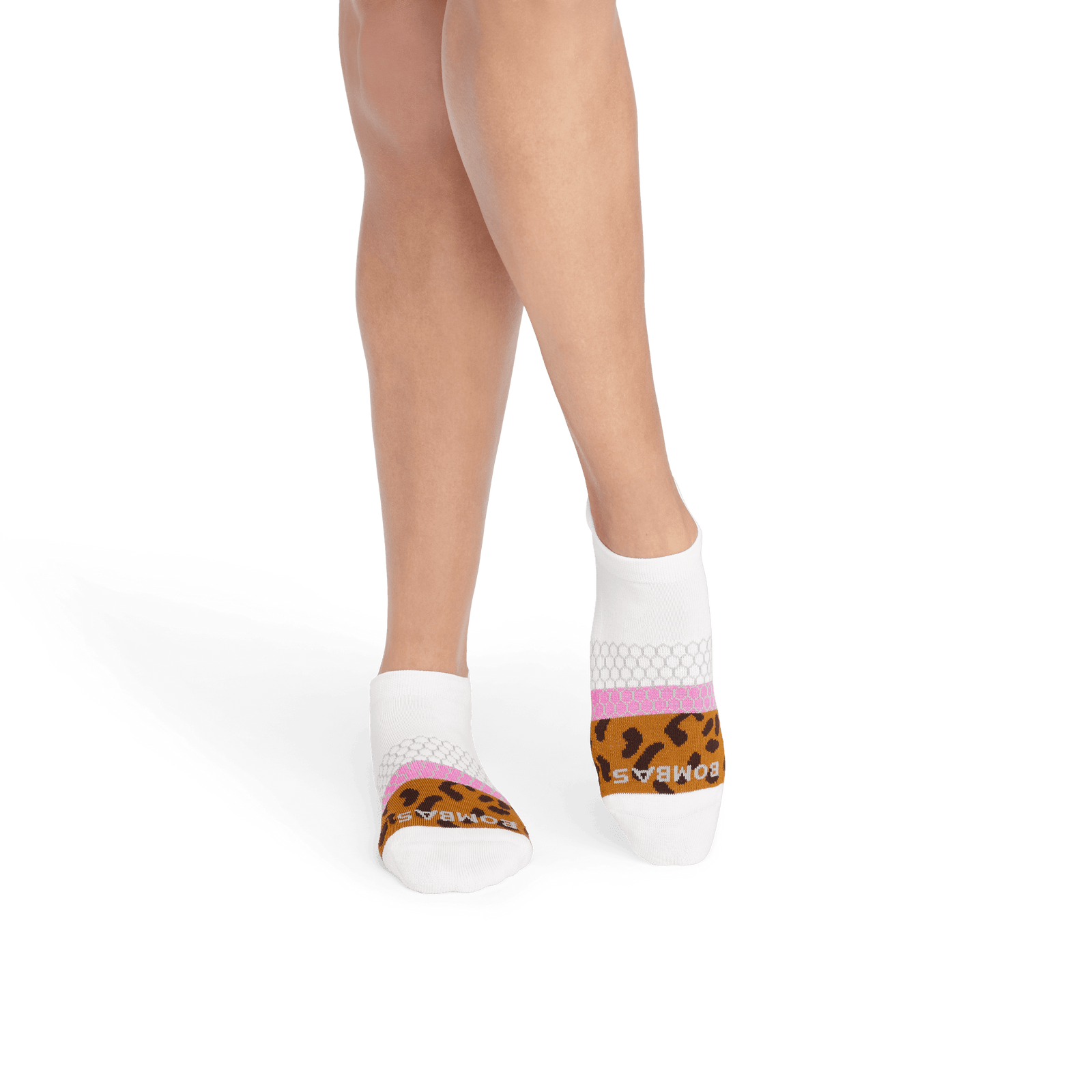 Wild Wear Ankle Socks - Soft White Leopard WO1 [7813]