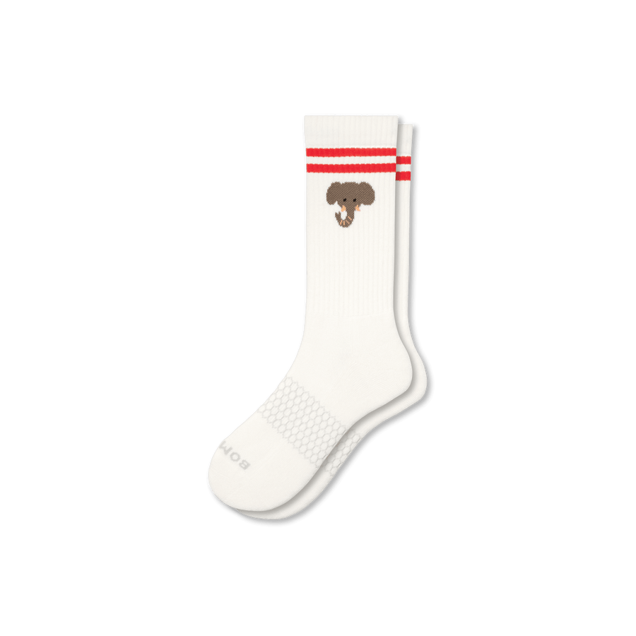Men’s Safari Stripe Calf Socks - Classic Studio Cushion