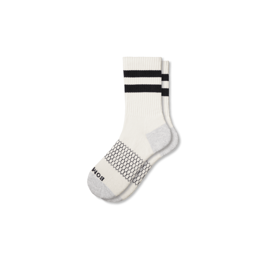 Men's Vintage Stripes Half Calf Socks - Weekend Travel Pair
