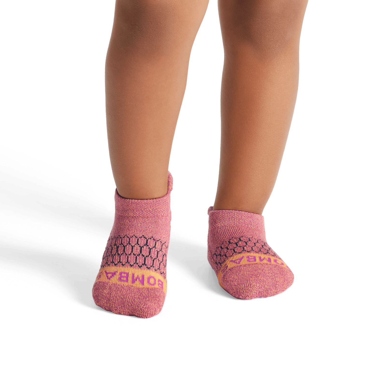 Marl Gripper Ankle Socks - Peach Cloud / Prickly Pear TO1 [8106]