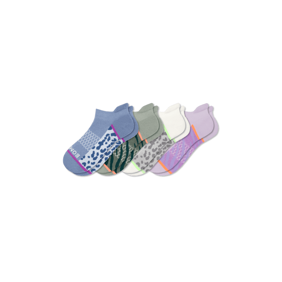 Youth Wild Wear Ankle Sock 4-Pack - Weekly Rotation